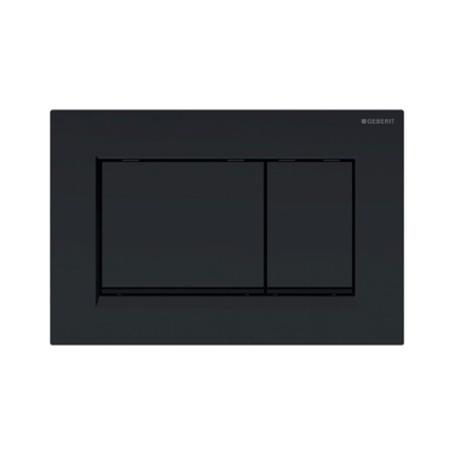 Εικόνα της Πλακέτα Χειρισμού Geberit Sigma 30 115.883.16.1 Μαύρη Ματ Με Ρίγα Μαύρη Για Καζανάκια Διπλής Λειτουργίας