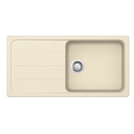 Εικόνα της Νεροχύτης Schock Cristalite Element 31100-1321 (100x50) Vanilla