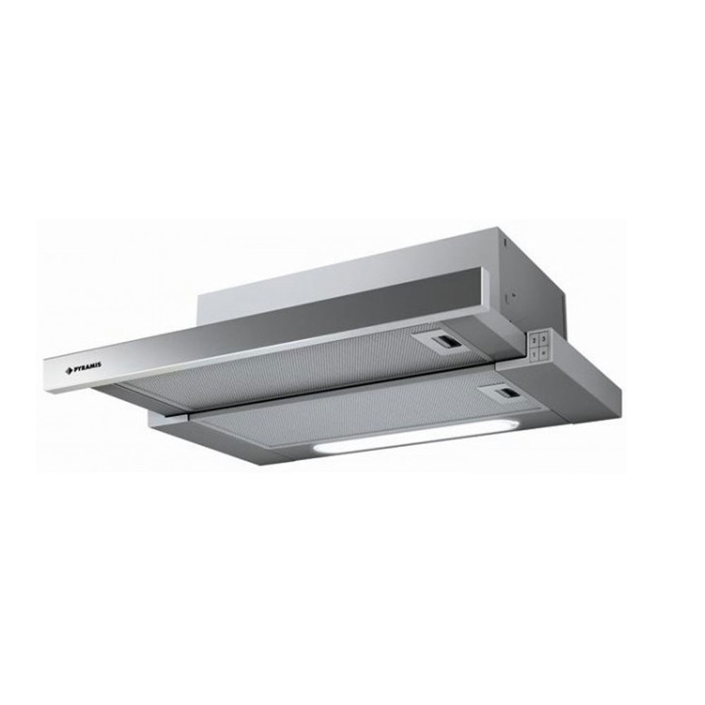 Εικόνα της Απορροφητήρας Pyramis Συρόμενος Turbo Slim Pro Inox 60cm Essential 065313301