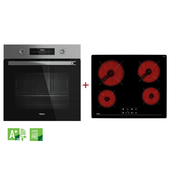 Εικόνα της Σετ Teka Φούρνος HSB 6460 SS + Εστία Κεραμική TBC 64010 111010079+112550014