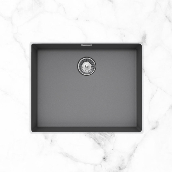 Εικόνα της Νεροχύτης Υποκαθήμενος Schock Cristalite Manhattan 30060U-1441 (55,6x45,6) Croma (Grey)