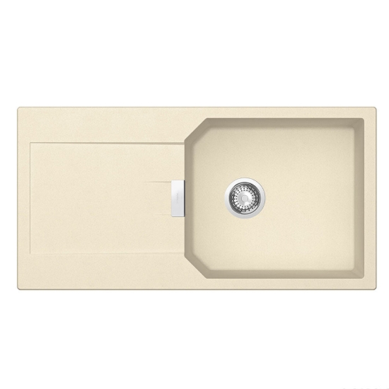 Εικόνα της Νεροχύτης Schock Cristalite Manhattan 30100-1321 (100x51) Vanilla