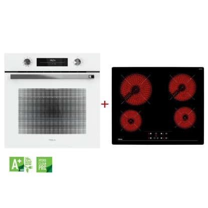 Εικόνα της Σετ Teka Φούρνος HSB 6350 WH + Εστία Κεραμική TBC 64010 111010070+112550014