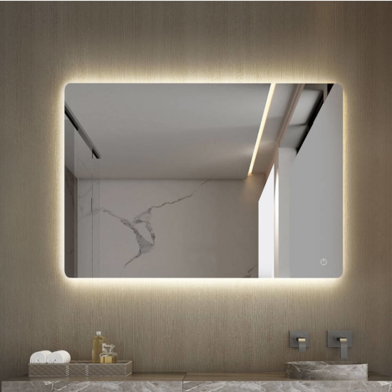 Εικόνα της Καθρέπτης Φωτιζόμενος LED Luminor Joy 10070 100x70cm