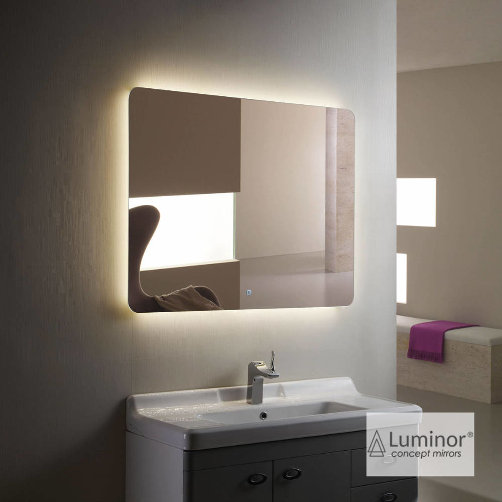 Εικόνα της Καθρέπτης Φωτιζόμενος LED Luminor Joy 10070 100x70cm