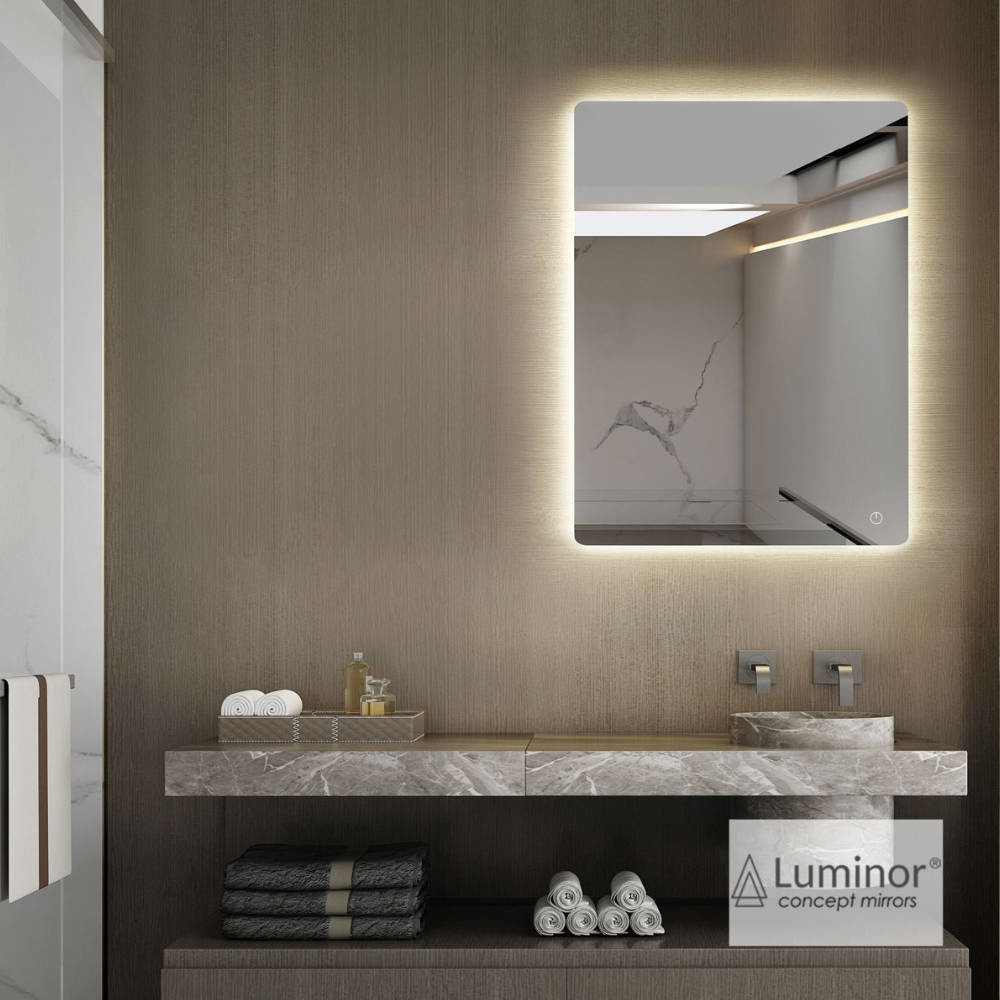 Εικόνα της Καθρέπτης Φωτιζόμενος LED Luminor Joy 6080 60x80cm