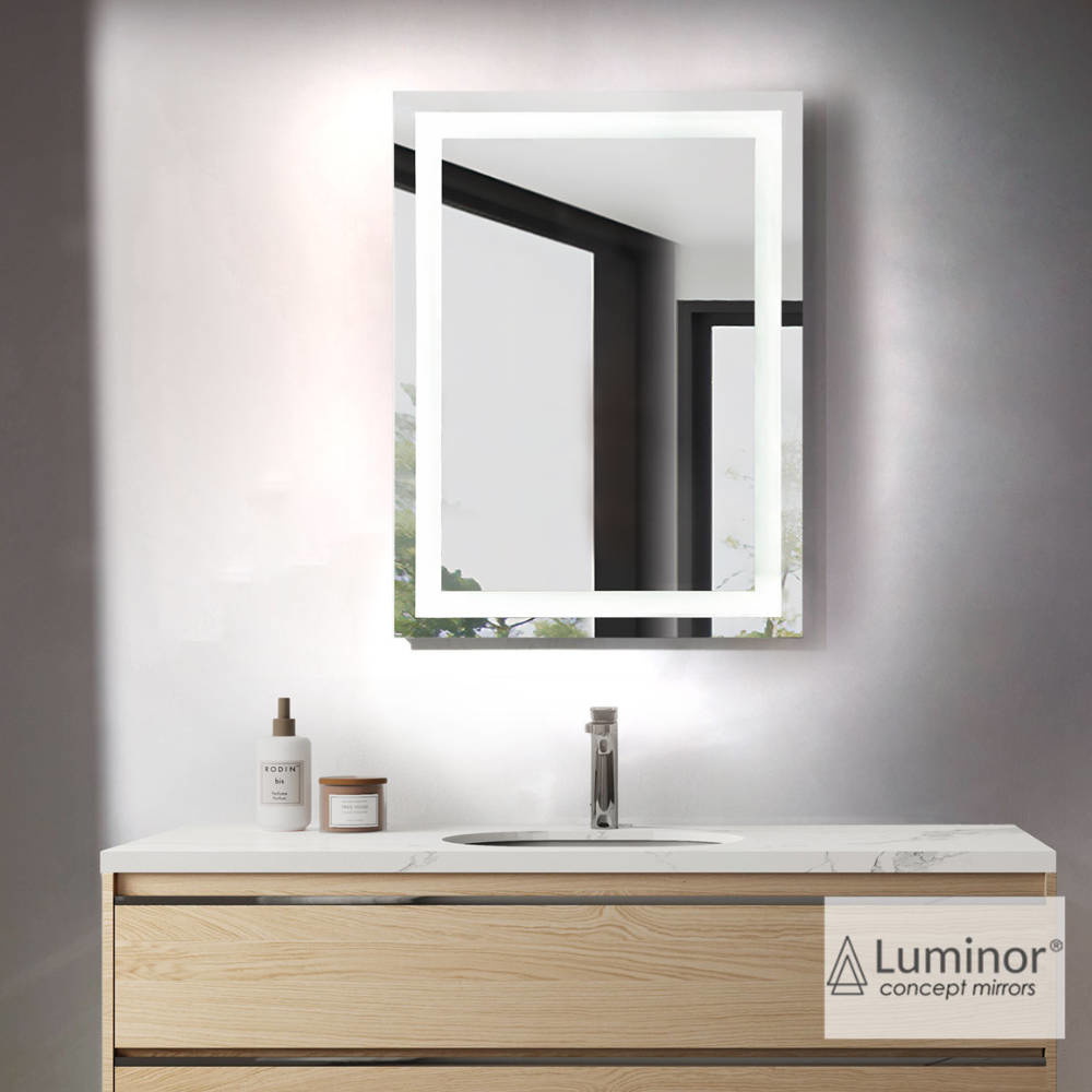Εικόνα της Καθρέπτης Φωτιζόμενος LED Luminor Form 6080 60x80cm