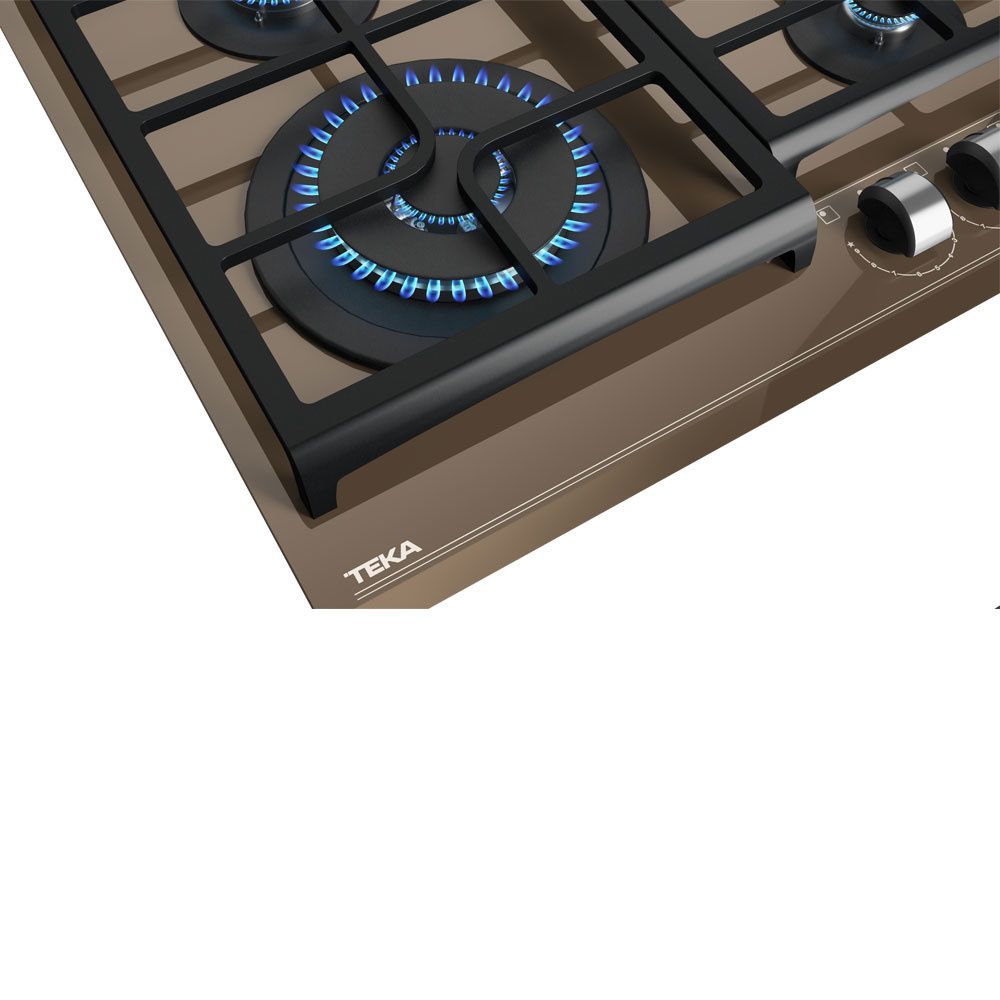 Εικόνα της Αυτόνομη Εστία Γκαζιού Teka GZC 64320 XBA LB Ceramic London Brick Καφέ 112570193