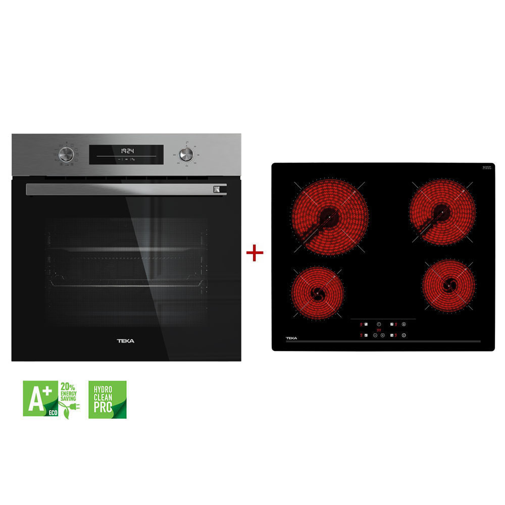 Εικόνα της Σετ Teka Φούρνος HSB 6466 SS Airfry + Εστία Κεραμική TBC 64010 111010082+112550014