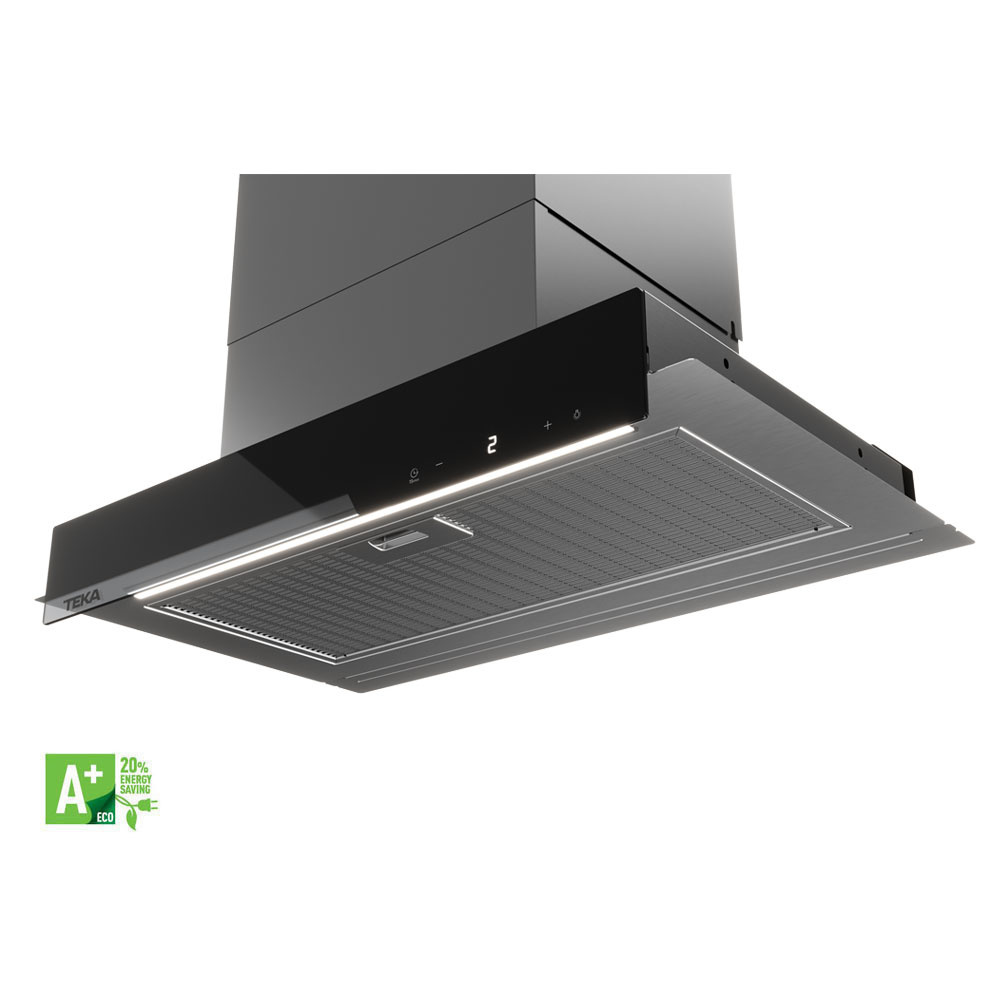 Εικόνα της Απορροφητήρας Teka GFI 67350 EOS IX  Ecopower Εντοιχιζόμενος 60cm Inox/Μαύρο κρύσταλλο 113110002