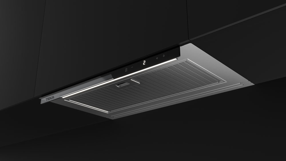 Εικόνα της Απορροφητήρας Teka GFI 67350 EOS IX  Ecopower Εντοιχιζόμενος 60cm Inox/Μαύρο κρύσταλλο 113110002