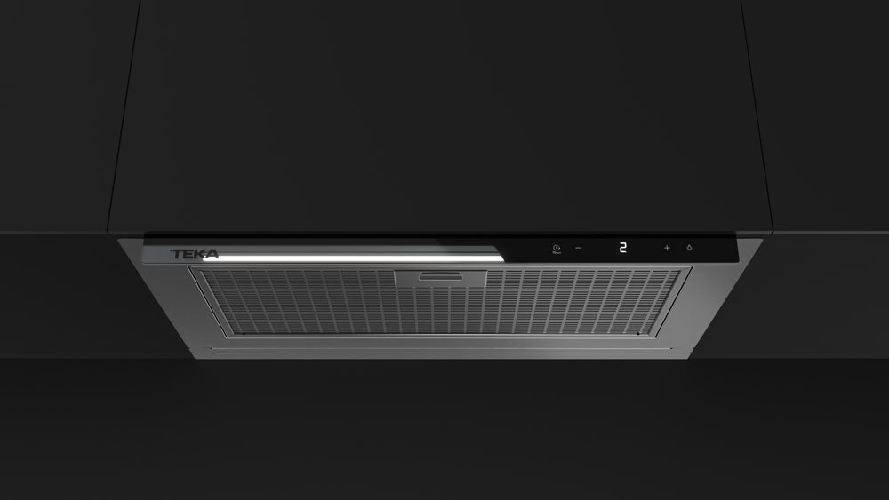 Εικόνα της Απορροφητήρας Teka GFI 67350 EOS IX  Ecopower Εντοιχιζόμενος 60cm Inox/Μαύρο κρύσταλλο 113110002