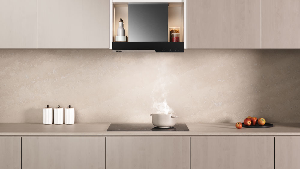 Εικόνα της Απορροφητήρας Teka GFI 67350 EOS IX  Ecopower Εντοιχιζόμενος 60cm Inox/Μαύρο κρύσταλλο 113110002