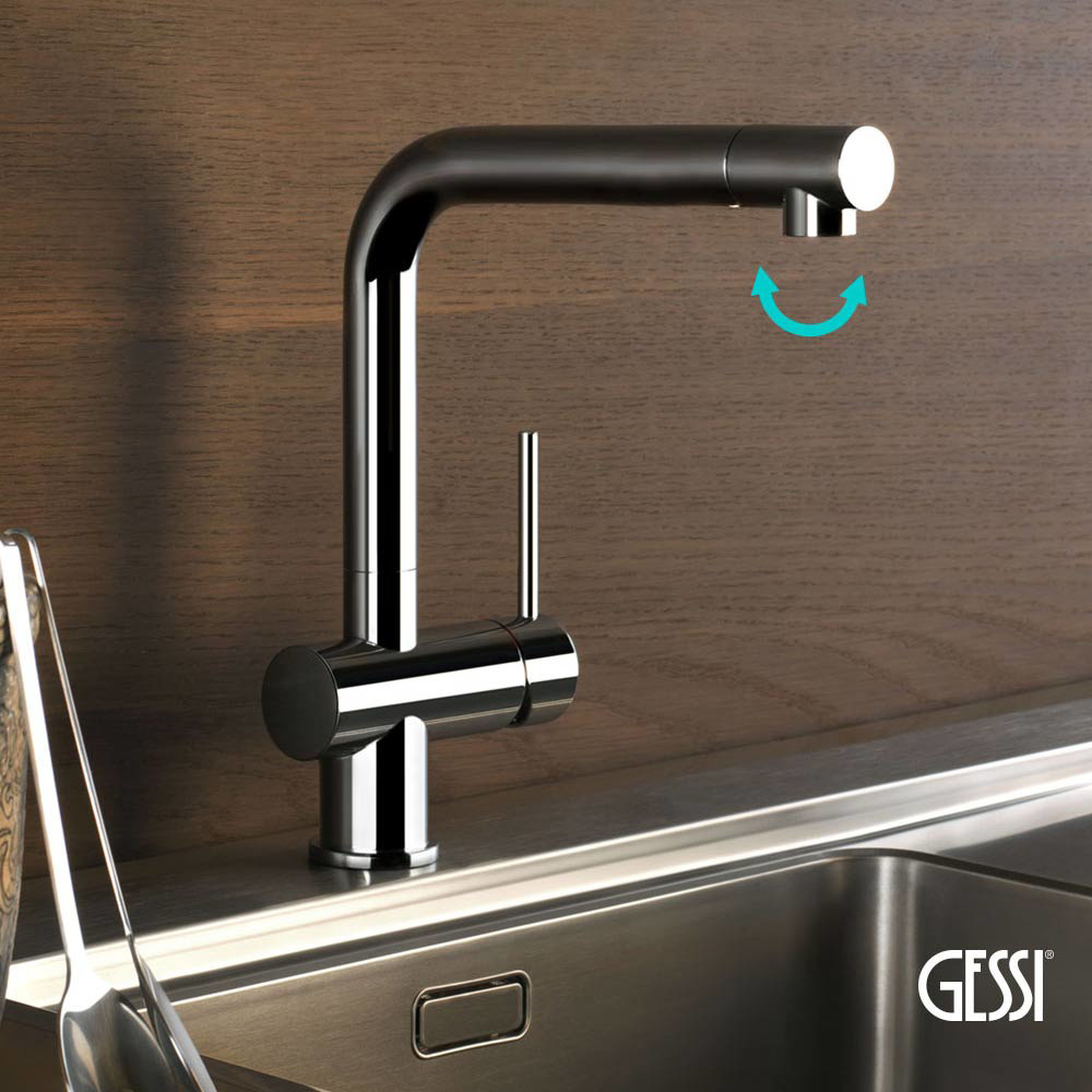 Εικόνα της Μπαταρία Κουζίνας Gessi Oxygene 50201-031 Χρωμέ