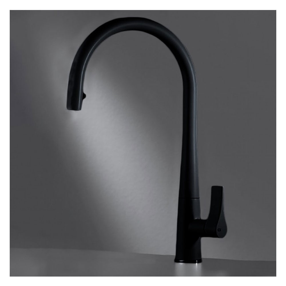 Εικόνα της Μπαταρία Κουζίνας Gessi Proton 17153-299 Ντους Black Matt
