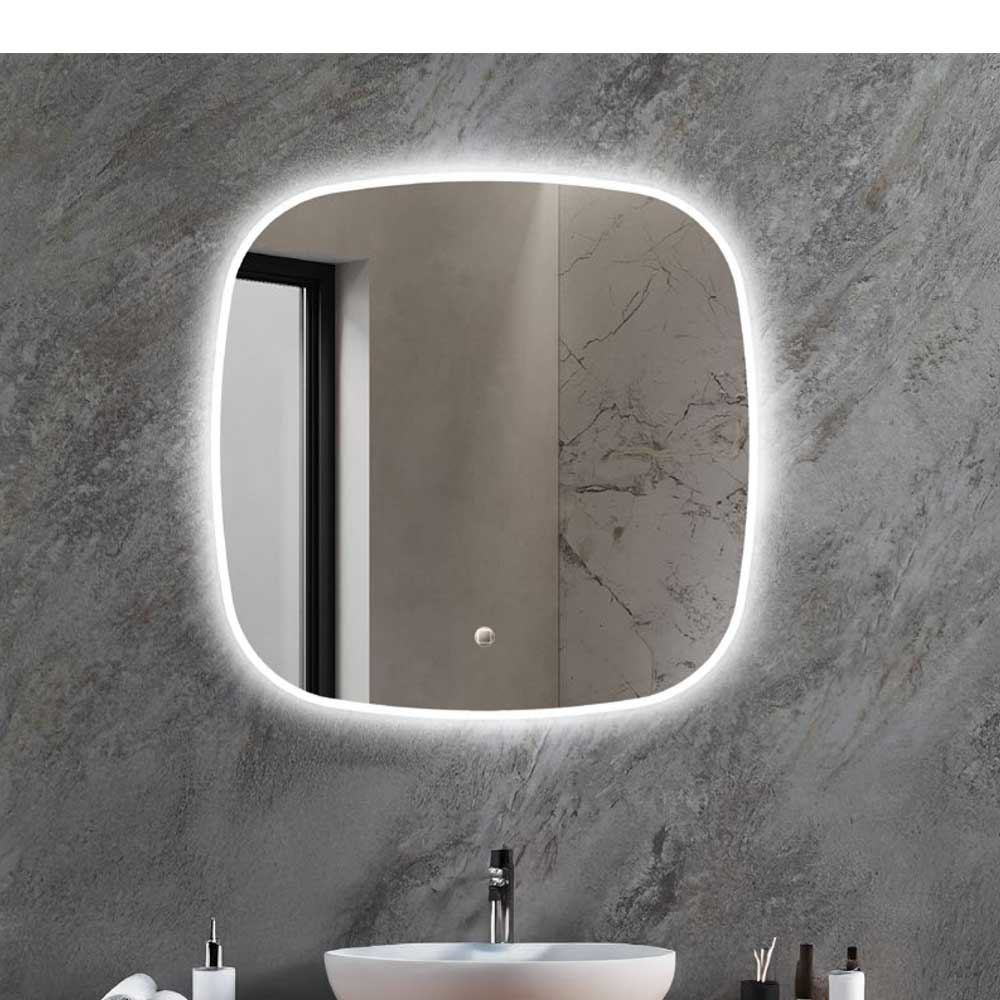 Εικόνα της Καθρέπτης Φωτιζόμενος LED Luminor Fres 7070 70x70cm Με Ακρυλικό Πλαίσιο