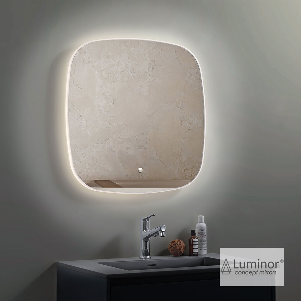 Εικόνα της Καθρέπτης Φωτιζόμενος LED Luminor Fres 7070 70x70cm Με Ακρυλικό Πλαίσιο