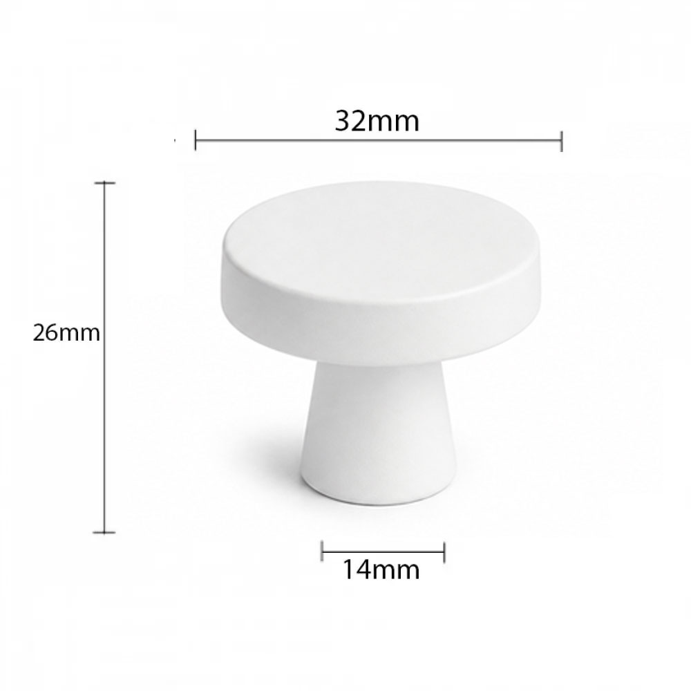 Εικόνα της Πόμολο Επίπλων CMD 5310 Φ32mm White Matt