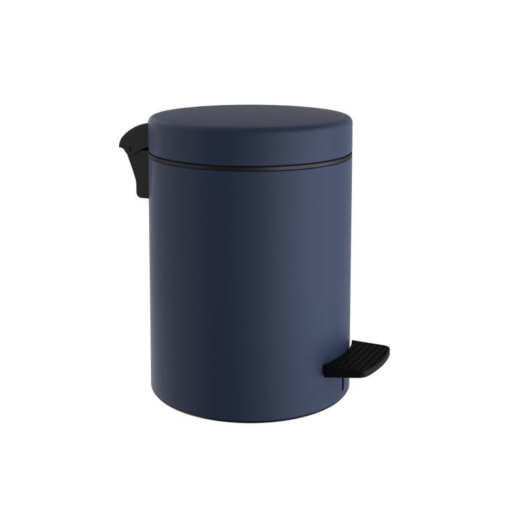 Εικόνα της Χαρτοδοχείο Pam&Co 05-096-203 5lt Soft Close Ø20xH28(cm) Matt Navy Blue