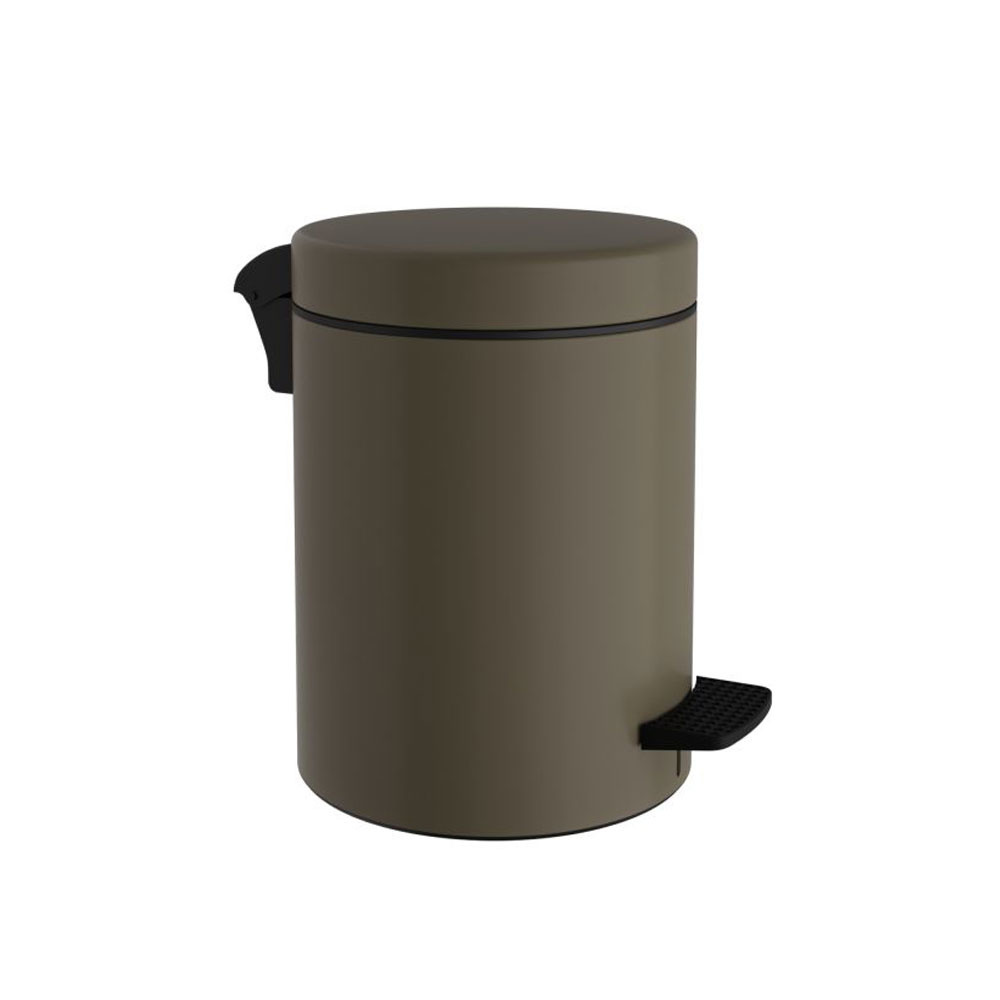 Εικόνα της Χαρτοδοχείο Pam&Co 05-096-963 5lt Soft Close Ø20xH28(cm) Matt Light Bronze