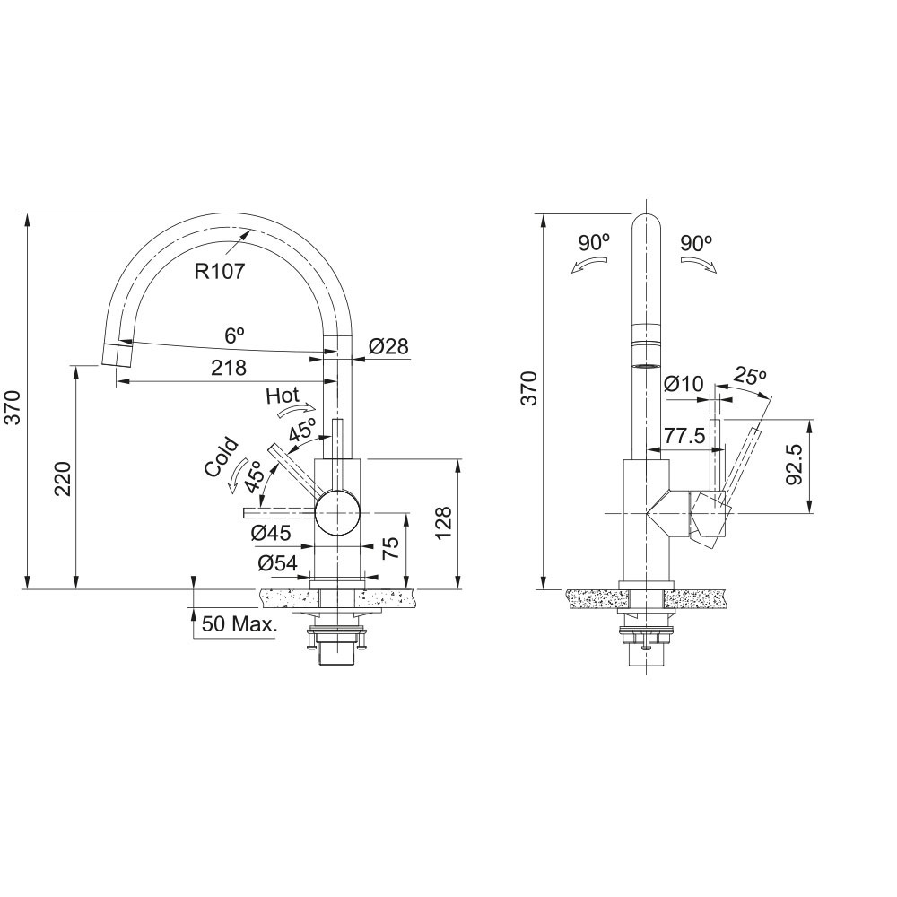 Εικόνα της Μπαταρία Κουζίνας Franke Smart Glenda J Standard Inox 3153101058 (115.0747.473)