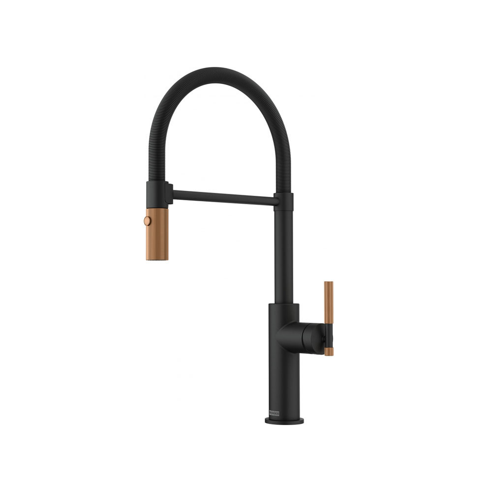 Εικόνα της Μπαταρία Κουζίνας Franke Maris Stripes Semi Pro Spray MBC Ντους Black Matt Copper 3153101066 (115.0747.680)