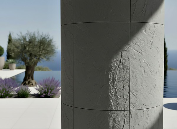 Εικόνα της Πάνελ Εύκαμπτης Πέτρας 101050 Slate 600×1200mm Medium Grey