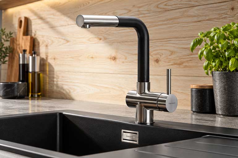 Pyramis Capriccio Inox & Black